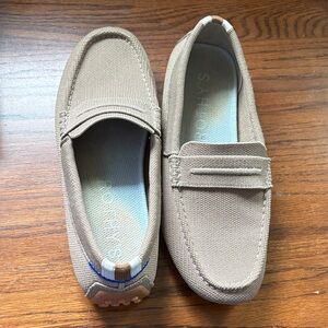 Rothy's Taupe Canvas Loafers